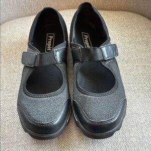 Propet Black and Gray Onalee Mary Jane